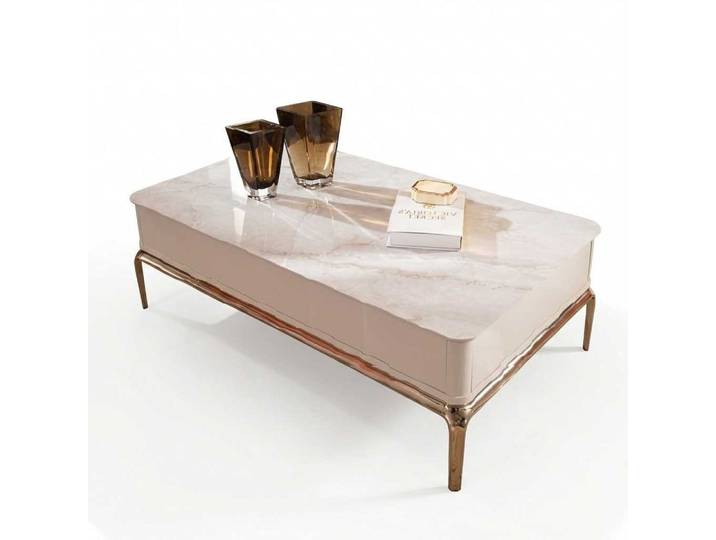 Xlmoebel Couchtisch Couchtisch Beige Modern Eleganter Wohnzimmertisch Beistelltisch (1-St., 1-tlg)