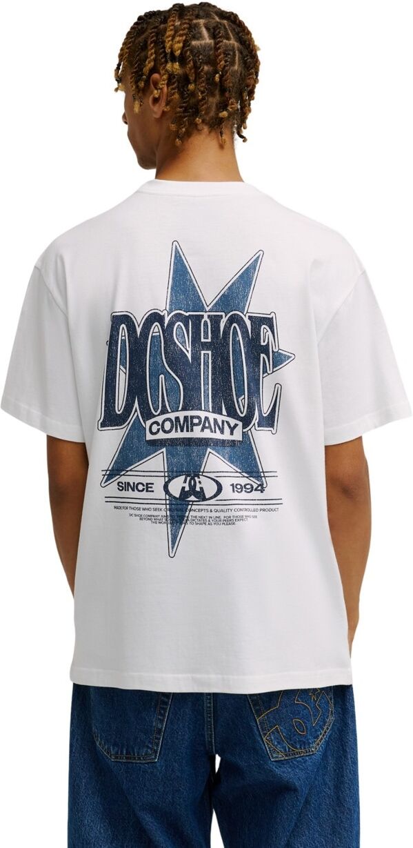T-Shirt DC SHOES "DC Huge Starz", Herren, Gr. S, weiß, Obermaterial: 75% Baumwolle, 25% Baumwolle., Shirts T-Shirt weiß S