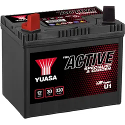 12V 30Ah 330A Yuasa U1 SMF Garden YBX Active Starterbatterie