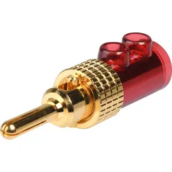 HEBS RT - High-End Bananenstecker - rot, max.16 mm