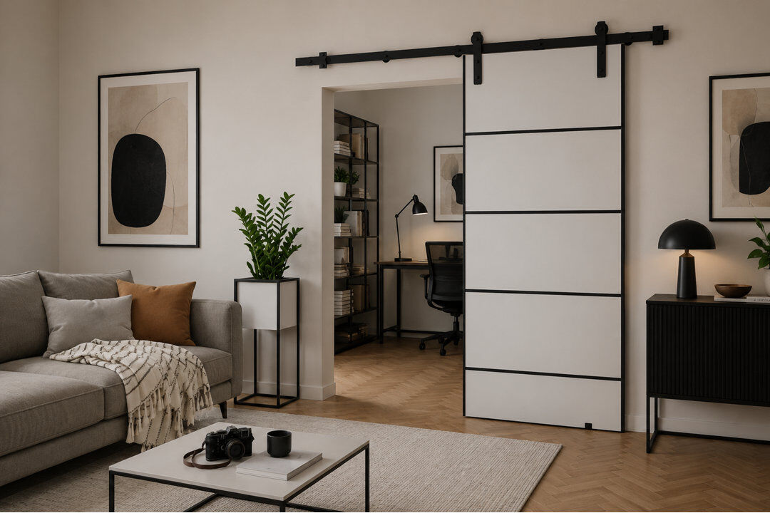 August Grove Door White 96cm x 205cm