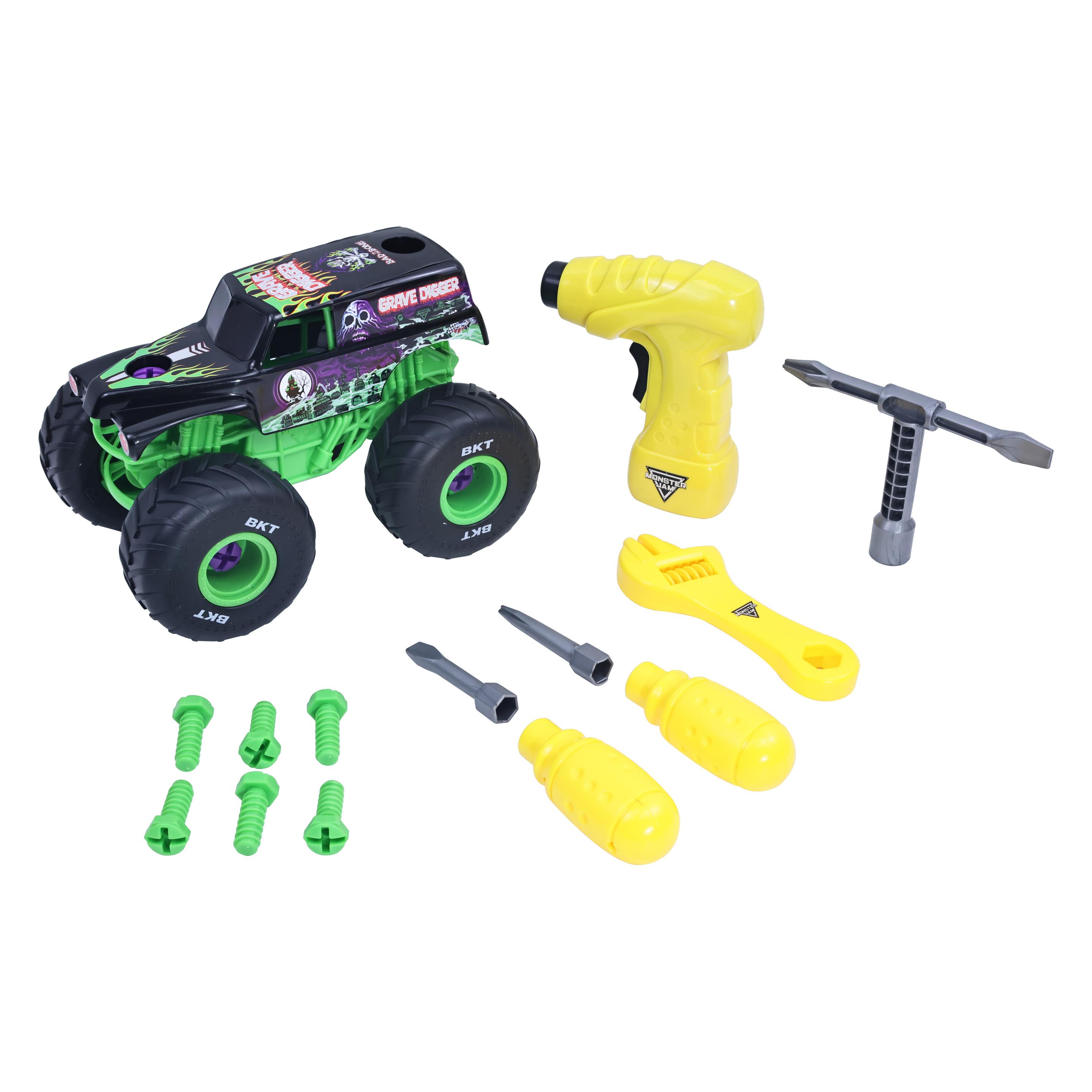 Monster Jam Mechanix 1:18 Build N ReBuild Grave D (5004584)