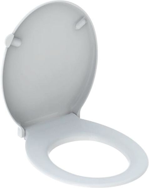 Geberit Renova Comfort WC-Sitz 500679011 weiß, barrierefrei, antibakteriell, Befestigung von oben