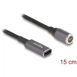 DELOCK Notebook Ladekabel USB Type-C Bu.8 Pin Konnektor 15cm