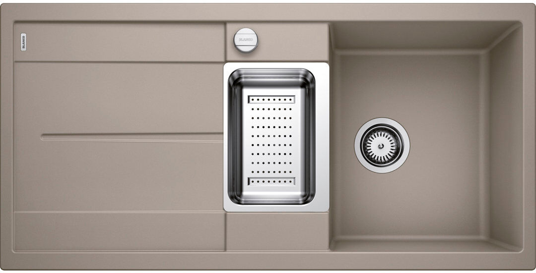 Blanco Metra 1.5 Bowl Inset Kitchen Sink Tartufo 1,000mm L