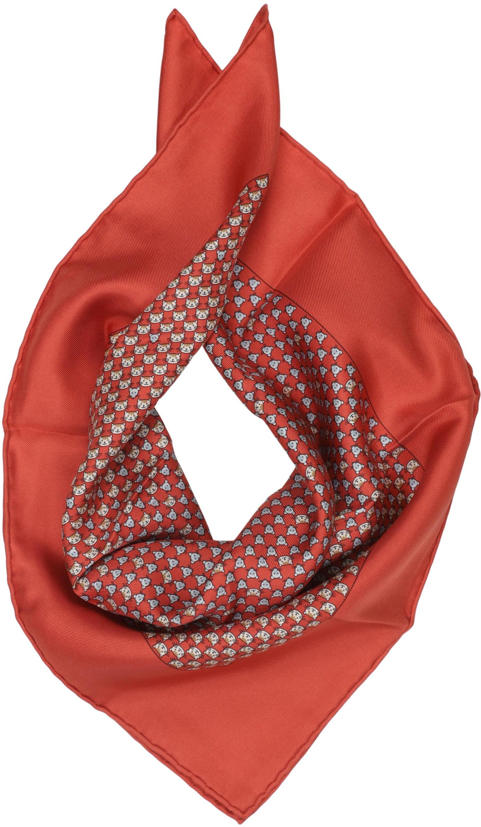 Hermès Damen Schal oder Tuch, Rot, Seide - Second Hand
