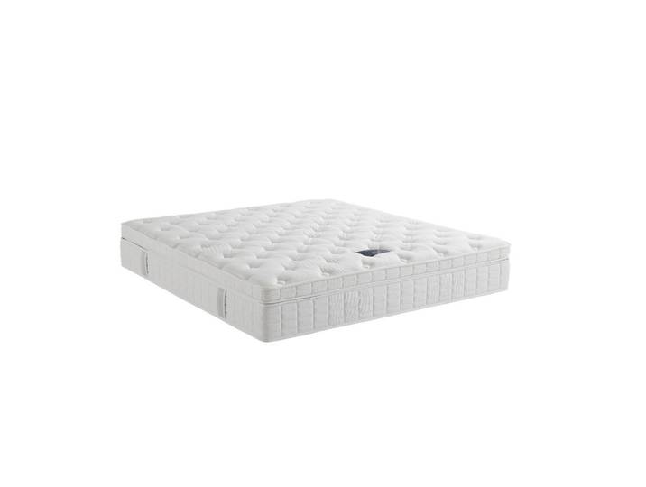 Boxspringmatratze, Weiss, Textil, H3, 5-Zonen, Füllung: Hypersoftschaum, 90x200 cm, ISO 9001, Textiles Vertrauen - Oeko-Tex®, DIN EN ISO 14001, Made in Turkey, Über- und Sondergrössen erhältlich, Tragegriffe, atmungsaktiv, alternative Grössen erhältlich, orthopädische Matratze, Schlafzimmer, Matratzen, Boxspringmatratze