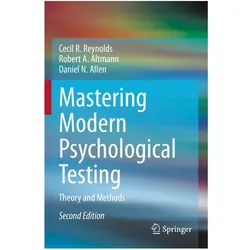 Mastering Modern Psychological Testing, Fachbücher von Daniel N. Allen, Cecil R. Reynolds, Robert A. Altmann