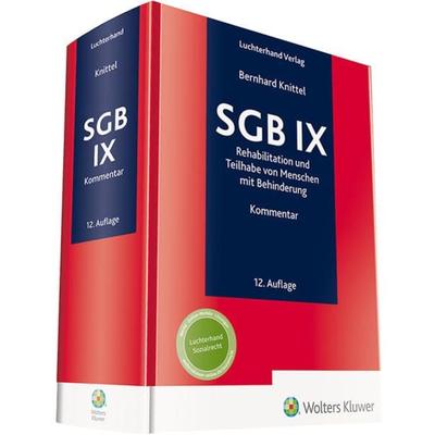 SGB IX Kommentar, Taschenbuch von , Hermann Luchterhand Verlag, 978-3-472-09562-0