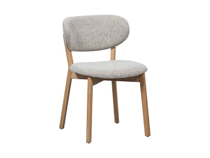 Massivholz Design Stuhl „Udaro“ Eichenholz Natur/Beige De Eekhoorn