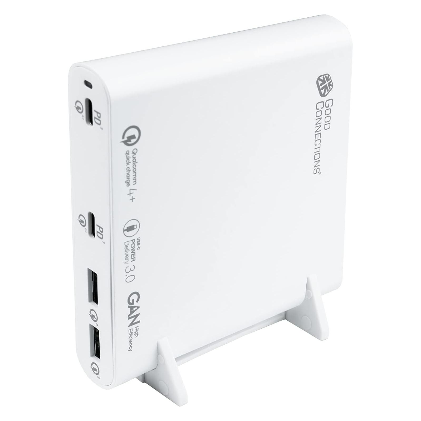 Good Connections PCA-D001W. Aufladetyp: Indoor, Energiequelle: AC, Aufladekompatibilität: Universal. Eingan... (120 W, 4 Ports) (PCA-D001W)