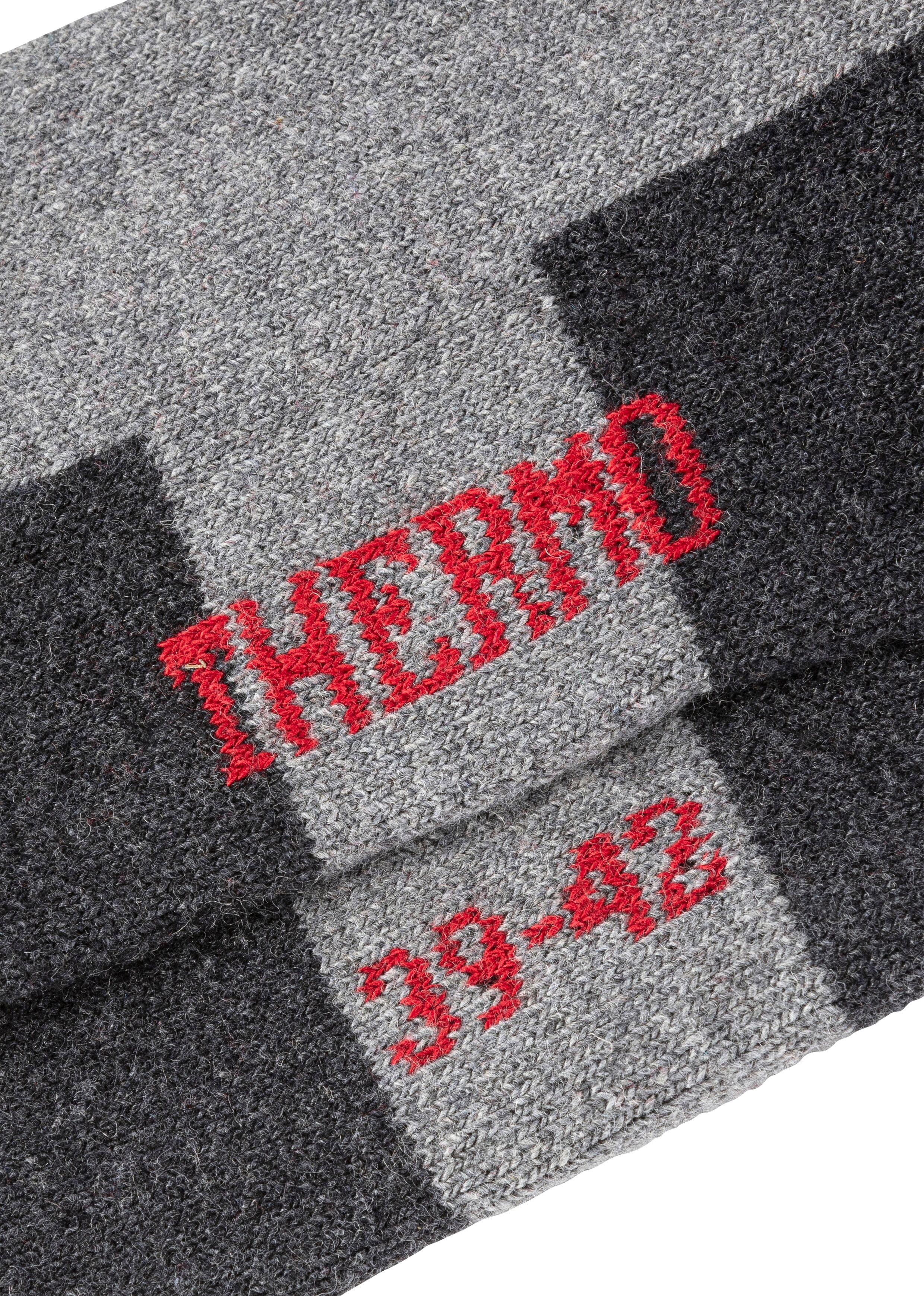Basicsocken APOLLO "THERMAL/TRACKING SOCKS", Damen, Gr. 47-48, bunt (multi grau), Obermaterial: 60% Polyamid, 40% Wolle, unifarben, elastisch, Socken Basicsocken, Unisex mit wärmenden Merinowoll-Anteil multi grau 47-48