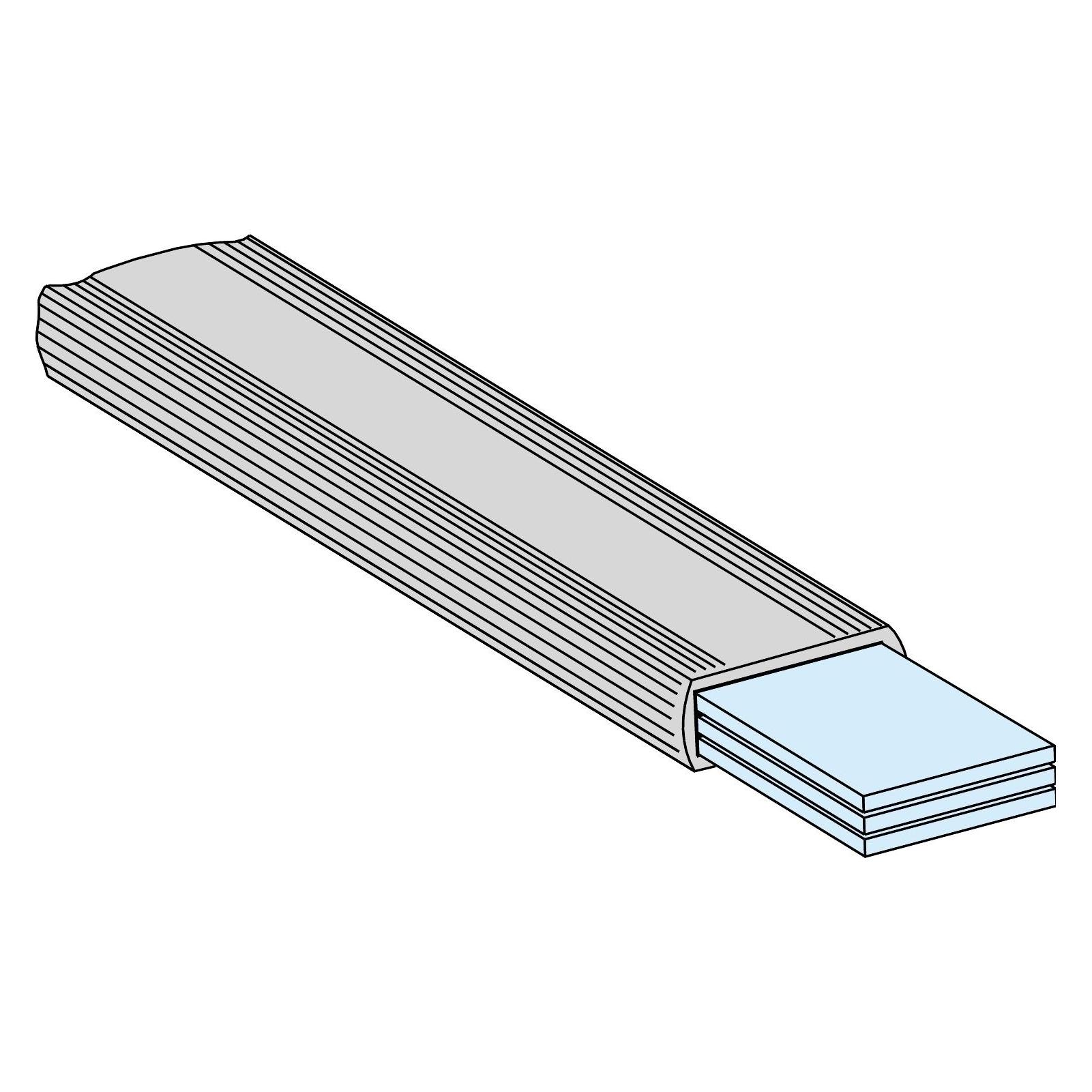Schneider Electric Prisma Plus - System G und P - isolierte flexible Schienen - 24 x 5 mm 1800 mm LVS04746 (LVS04746)