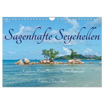 Sagenhafte Seychellen - Idylle im Indischen Ozean (Wandkalender 2027 DIN A4 quer), CALVENDO Monatskalender