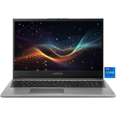 CAPTIVA Business-Notebook "Business/Office I10-0776GE", grau (silberfarben), 64 GB RAM 2.000 GB SSD, Core i7, Microsoft Windows 11 Home (64 Bit), Notebooks