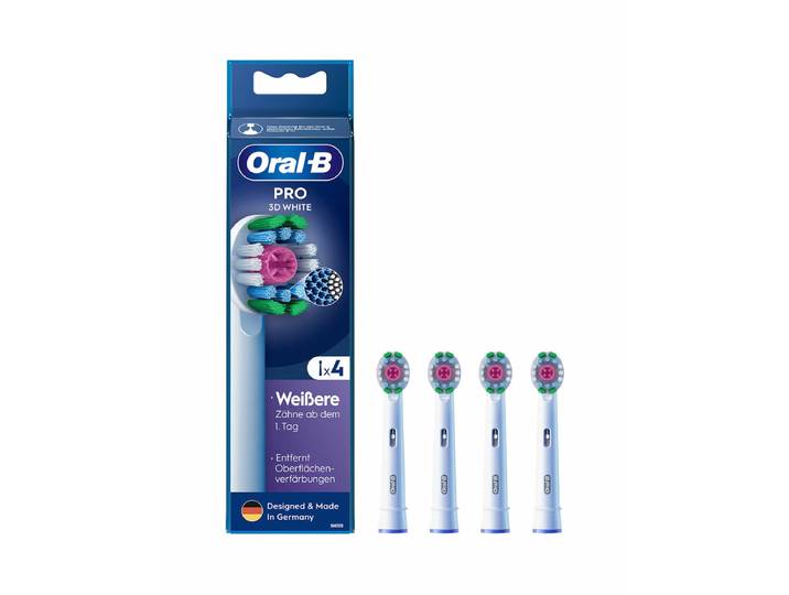 Oral-B Pro 3D White 4er Bürstenkopf