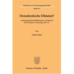 Demokratische Diktatur?, Fachbücher von Achim Kurz