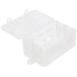 WISKA KonnektIT 204 CL, Verbindungsdose für 221er Wago-Klemmen, 100 x 51,5 x 34 mm, IP 20, transparent, ohne Klemmen, 10 Stück