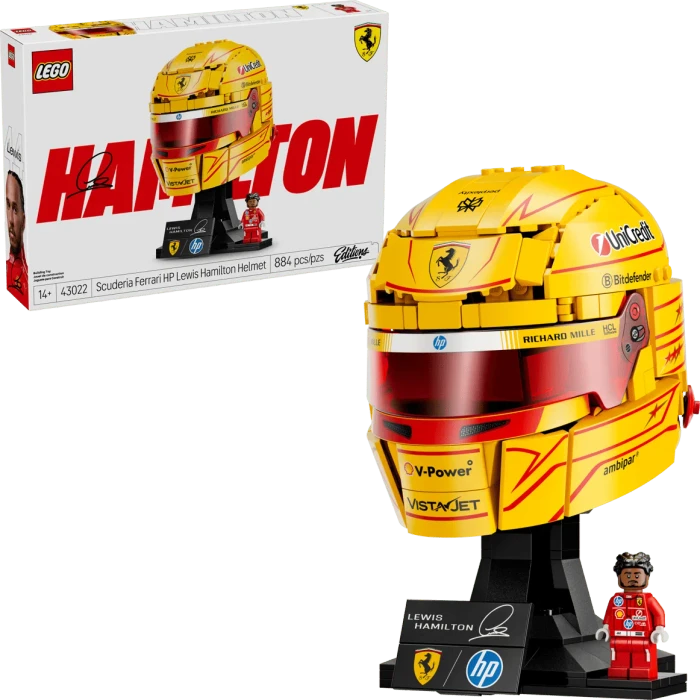 LEGO Editions 43022 Scuderia Ferrari HP Lewis Hamilton Helm