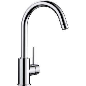 BLANCO Küchenarmatur MIDA, chrom, Hochdruck, 360° schwenkbar