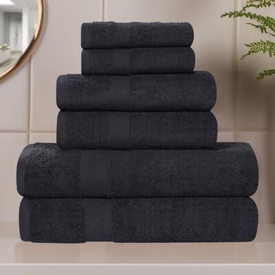 Superior Franklin Cotton Lightweight 6-Piece Assorted Towel Set