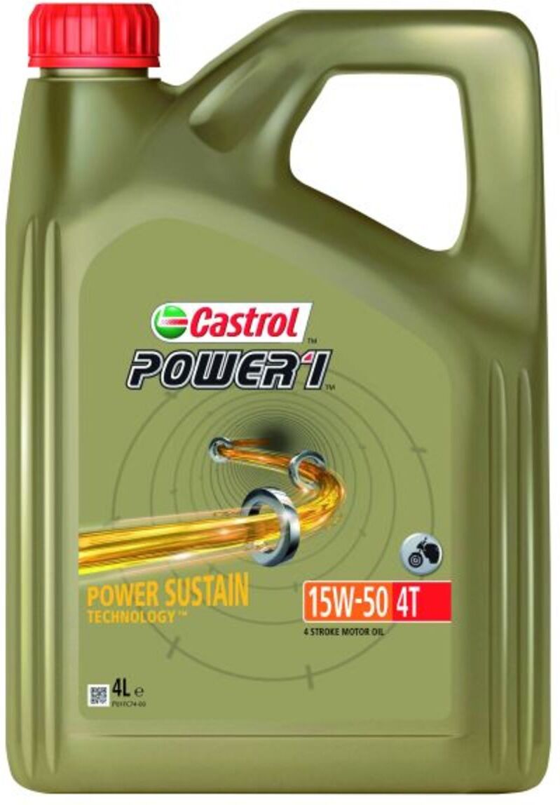 Motoröl CASTROL 15F589 Power 1 15W50 4L
