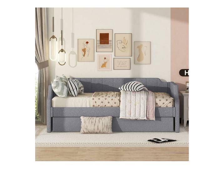 Celya Daybett Polsterbett,Daybett 90 x 200(190) Gepolstertes Daybed mit Rollbett, Multifunktionsbett