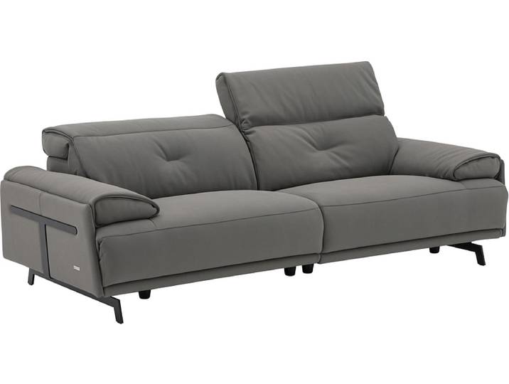 3er Sofa CAMPO DE FIORI SIENA Echtleder elefantgrau