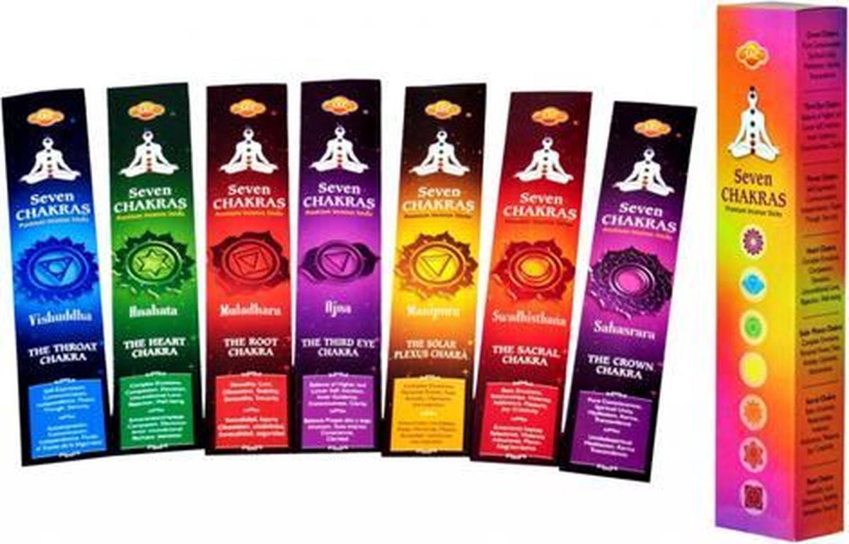 Sac Seven Chakras Premium Incense Sticks