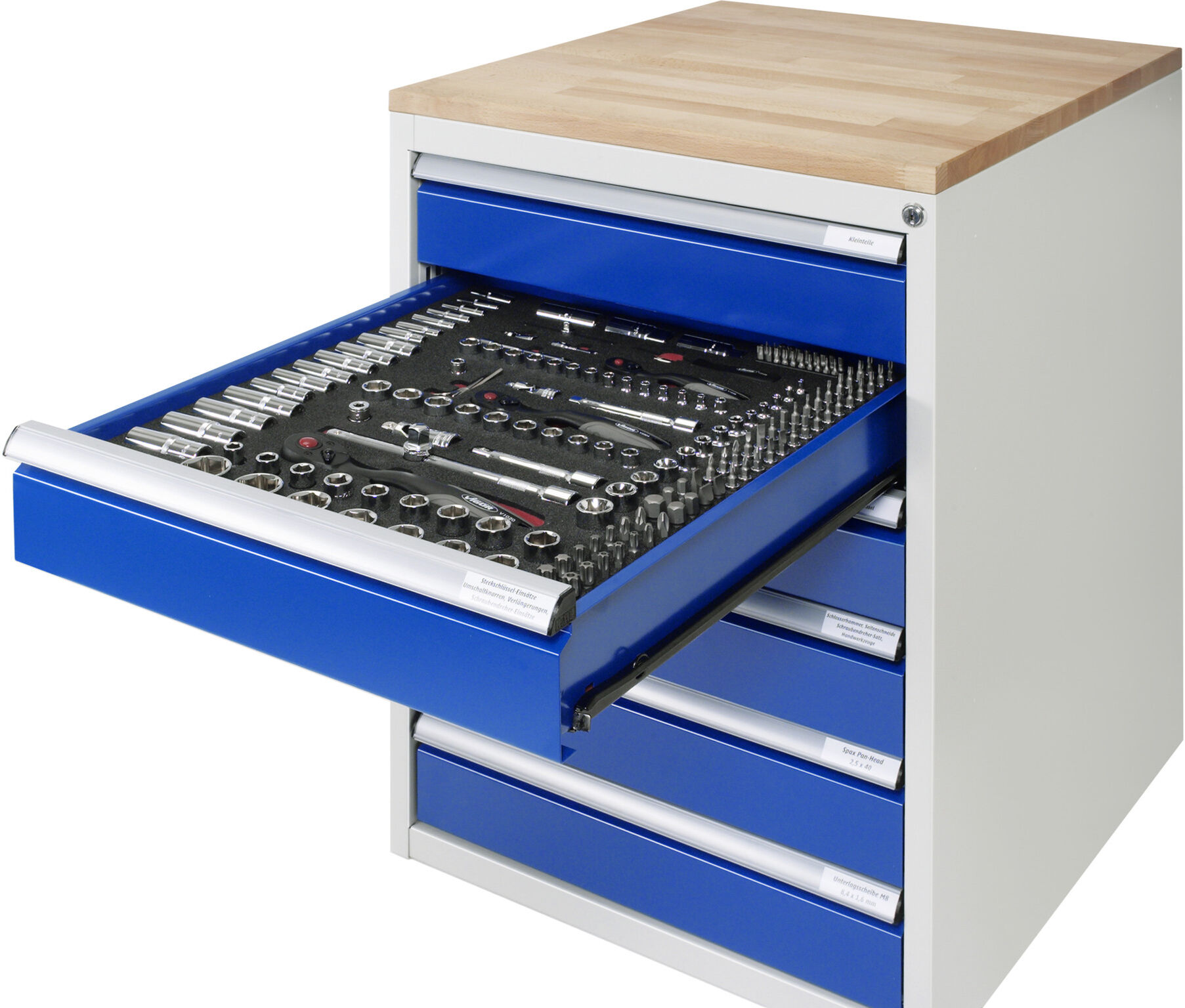 Rau Roll-Container mit 4 Schubladen-L 2x90, 2x180mm (05-3.1A.11)