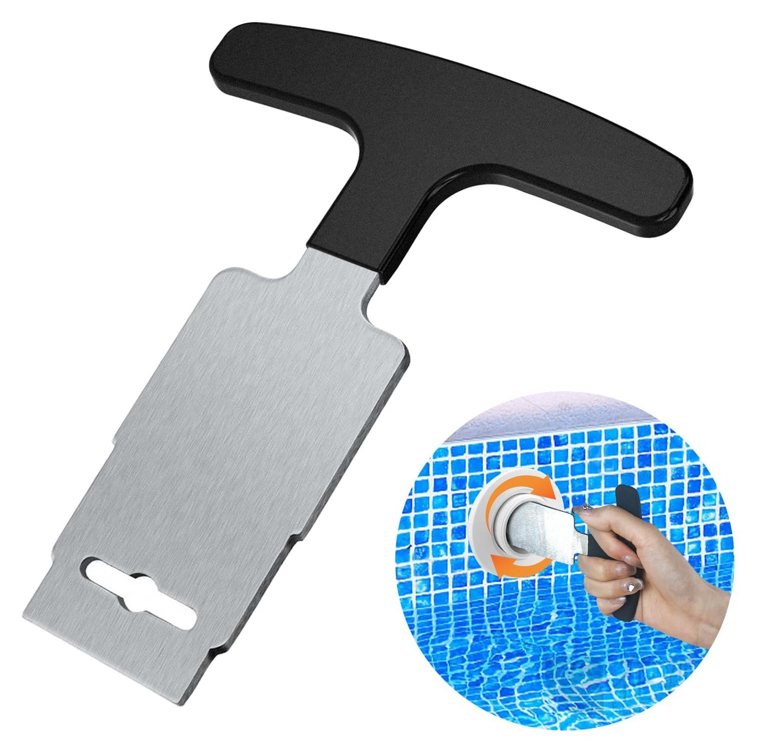 Merkloze Pool Plug Removal Tool voor zwembadonderdelen