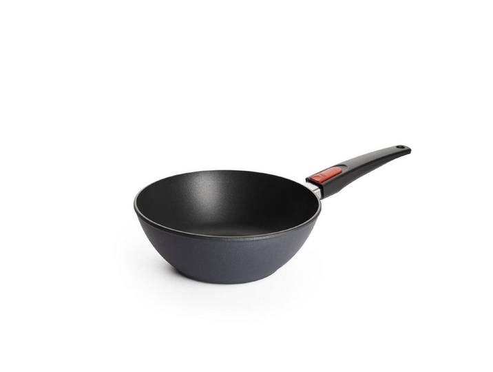 WOLL Wok MADE IN GERMANY - Diamond Lite, Aluminiumguss, abnehmbarer Griff, Induktion