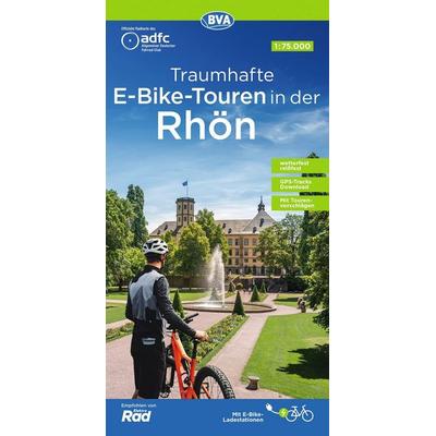 BVA ADFC Regionalkarte Traumhafte E-Bike-Touren in der Rhön 1:75.000, Sonstige von , KOMPASS Freytag & Berndt, 978-3-96990-265-3