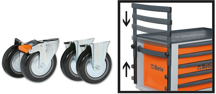 Beta 2300ST/KIT Kit con quattro ruote e maniglione per C23ST