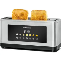 Rommelsbacher Toaster TOL 1000, Toaster, Schwarz, Silber