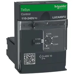 Schneider Electric LUCAX6FU Standard-Steuereinheit LUCA, Klasse 10, 0,15-0,6A, 110-220V DC/AC