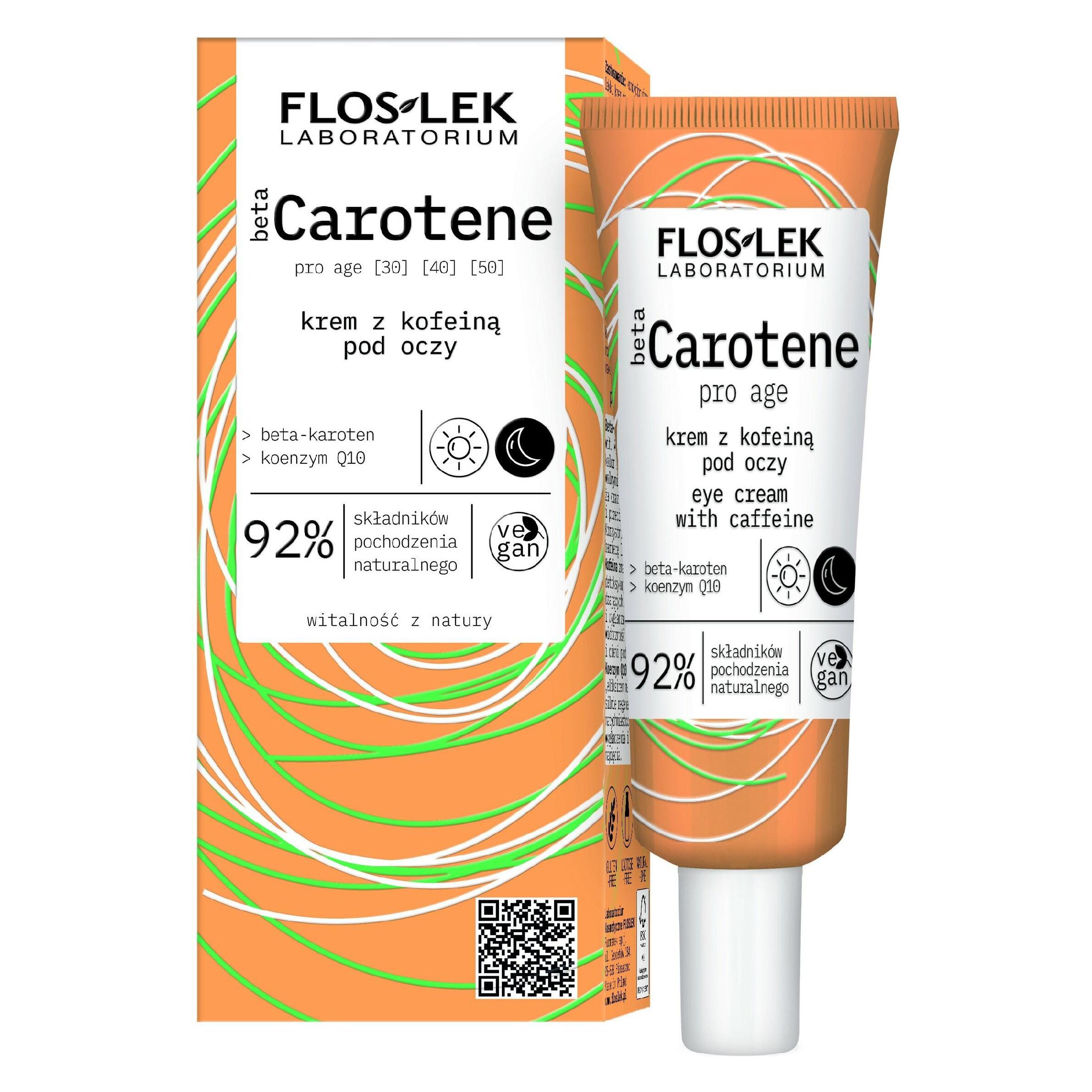 Floslek Beta Carotene (Augenpflege Crème, 30 ml, Tag + Nacht) (5905043022116)