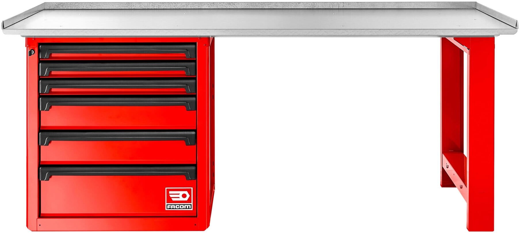 Facom RWS Werkbank 2m+verz. Platte,rot (RWS2-2MG6D)