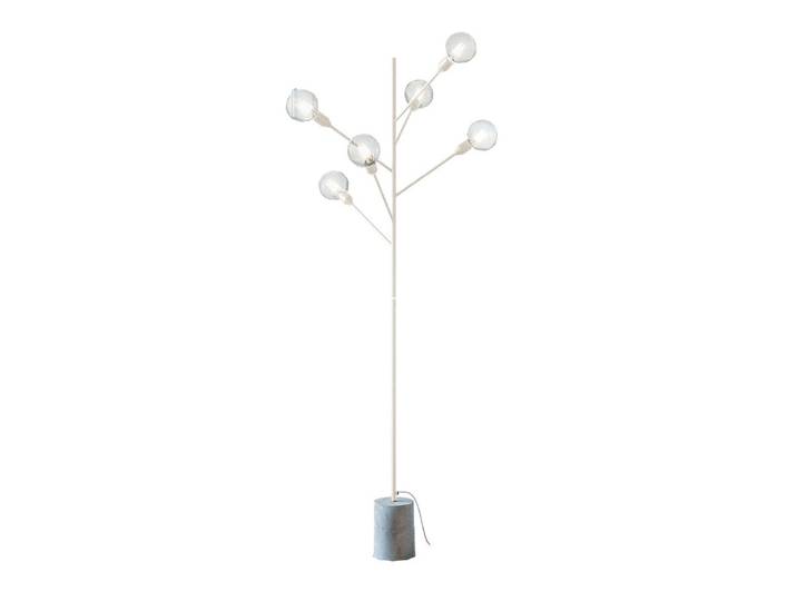 MODOLUCE lampadaire BAOBAB (Blanc - Base en métal et béton)