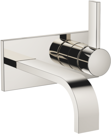 Dornbracht Mem Fertigmontageset 36863782-08 für Waschtisch-Wand-Einhandmischer, ohne Ablaufgarnitur, platin