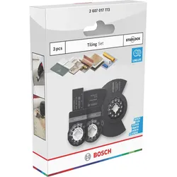 Bosch Fliesen Starlock Blattset, 3-teiliges Set - 2607017773