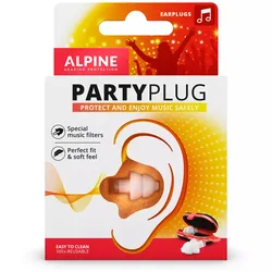 Alpine Hearing Protection PartyPlug Transparent - Earplugs - Gehörschutz