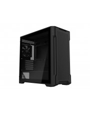 Gigabyte C102 Glass Mid tower Mini-ITX Seitenteil mit Fenster gehärtetes Glas keine Spannungsversorgung ATX Schwarz USB/Audio (C102G)
