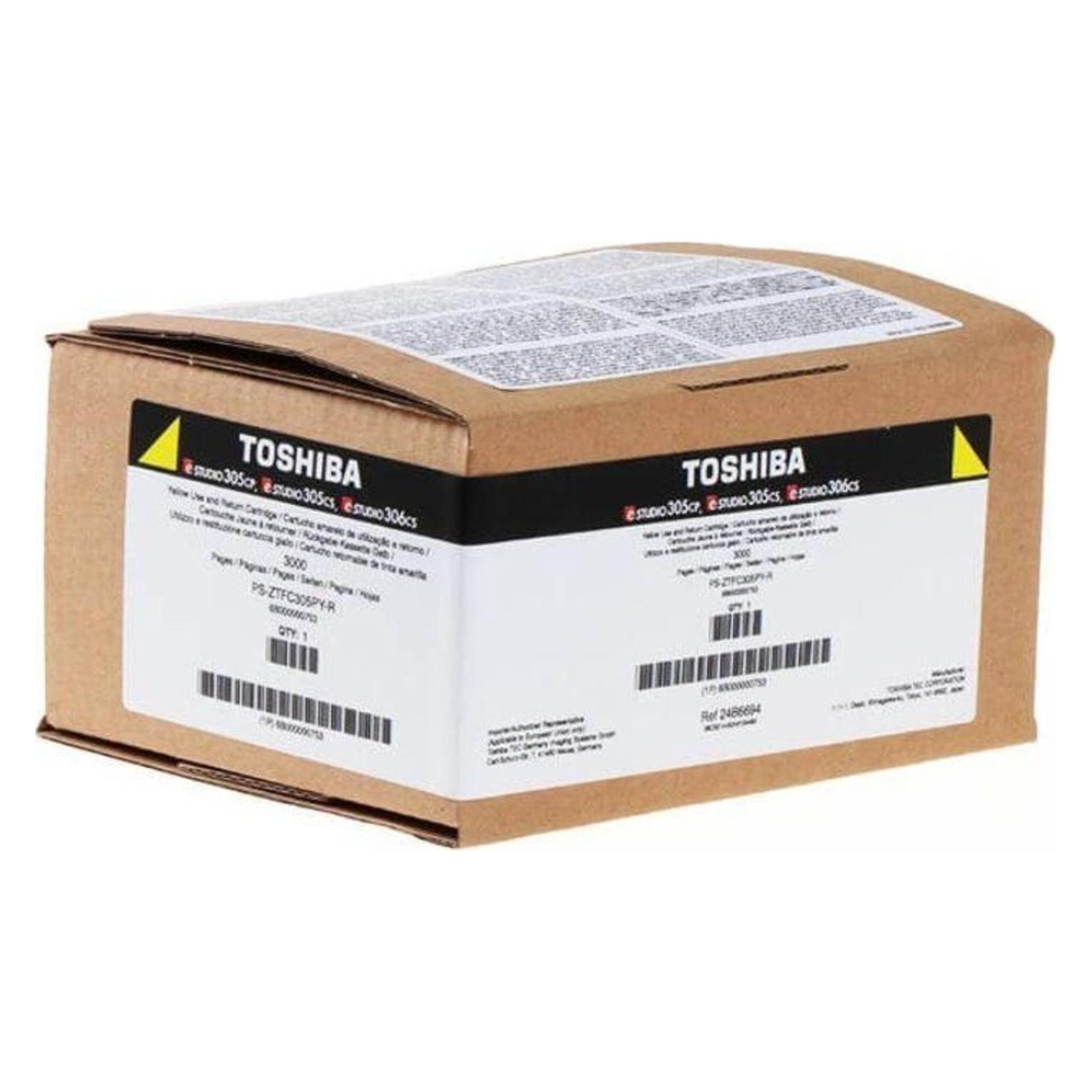Toshiba Toner T-305PY-R für e-Studio 305CP/305CS yellow (6B000000753,6B000000752) (Y) (6B000000752)