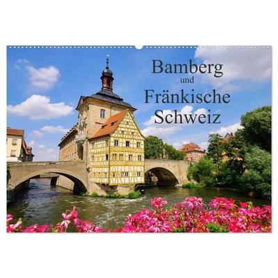 Bamberg und Fränkische Schweiz (Wandkalender 2027 DIN A2 quer), CALVENDO Monatskalender