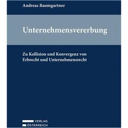Unternehmensvererbung, Fachbücher von Andreas Baumgartner