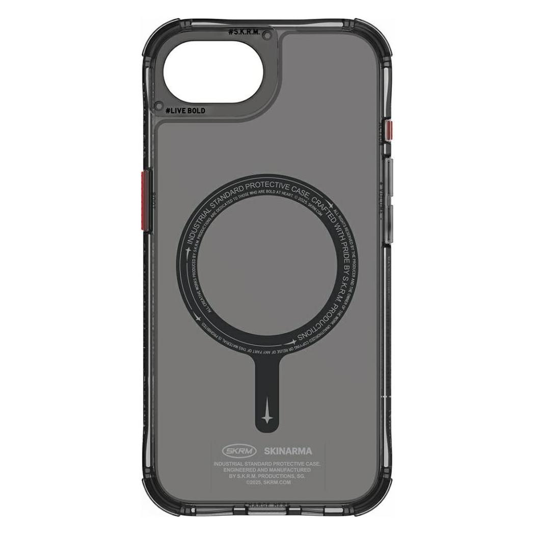 Skinarma Case Saido MagSafe for iPhone 16e black (Apple iPhone 16e, Apple iPhone 17e) (SK-IP16E-SDOMS-BLK)