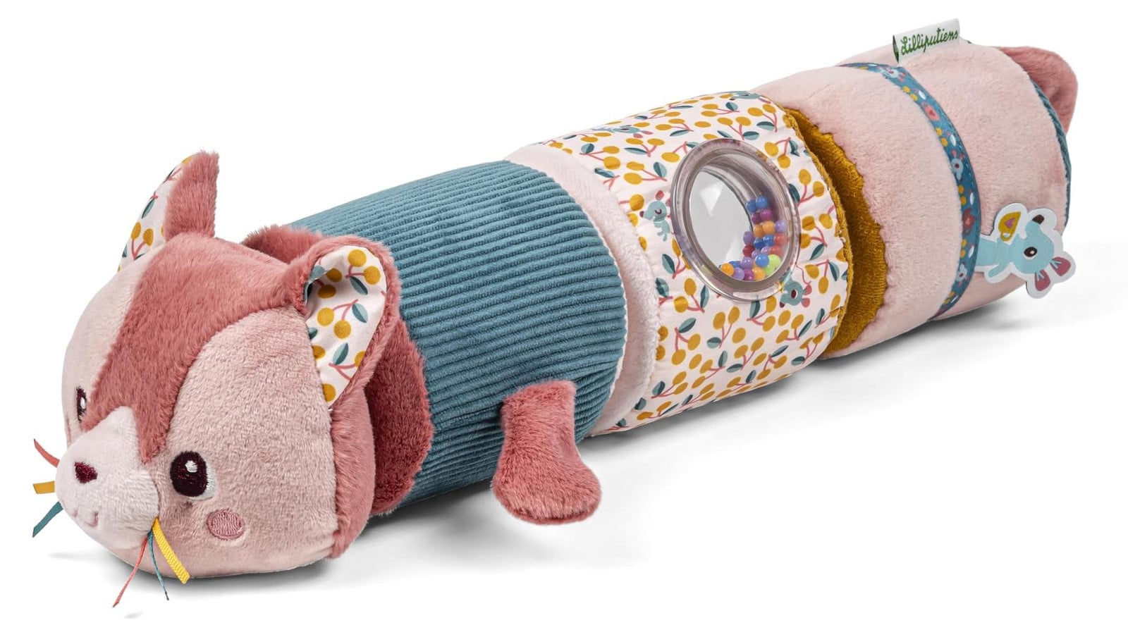 Lilliputiens Muziekrol Kat - interactief babyspeelgoed met geluidseffecten