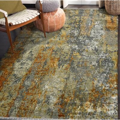 Amer Rugs Mystique Vinland Modern & Contemporary Abstract Hand-Knotted Area Rug