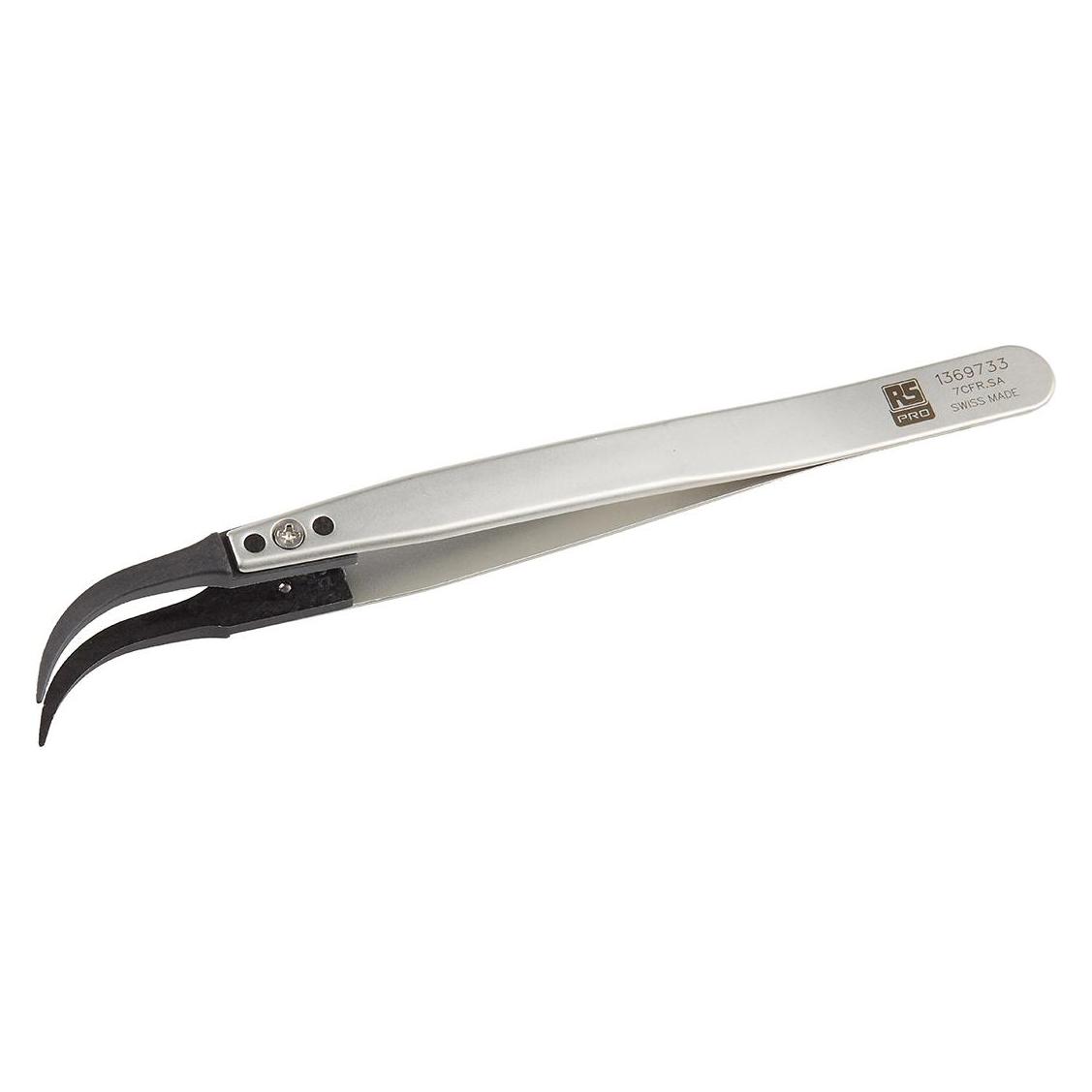 RS PRO Plastic replaceable tip tweezers 130mm. (1369733)